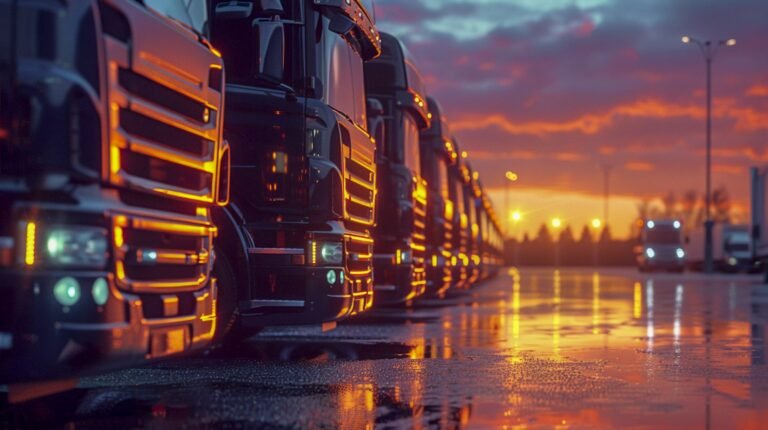 Truck Logistics Operations Dusk 3 768x430 — ProSansaar