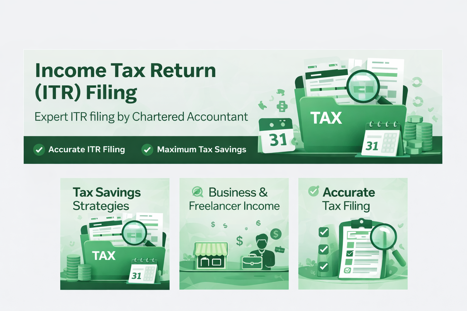ITR Filing Services By A CA 1 — ProSansaar